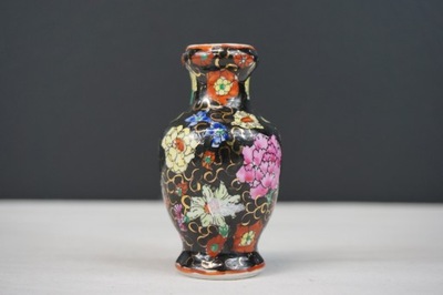 Wazon orientalny miniaturowy ręcznie malowany