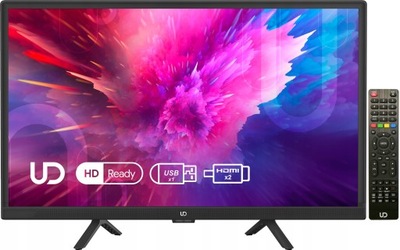 Mały Telewizor 24 cale LED UD 24DW4210 24" HD DVB-T2 H.265/HEVC