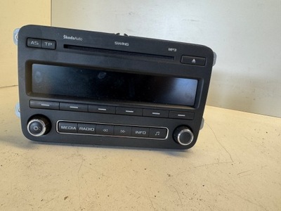 Skoda fabia ii lift радіо cd 5j0035161c фото №1