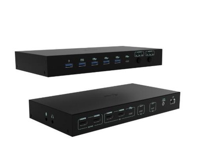 Stacja dokująca USB-C KVM Dock PRO Three Hosts Dual Video 2x Power Delivery