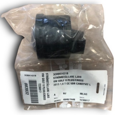 Vw golf v переключатель света 3c8941431b фото №1