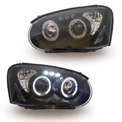 Лампы do subaru impreza ii gd 2003-05 чёрные led фото №1