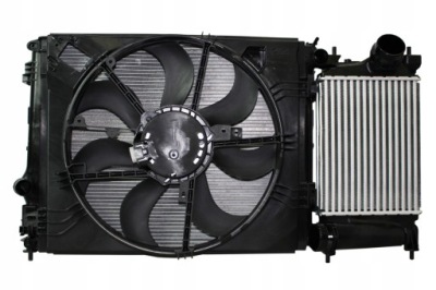 Радиатор двигателя + вентилятор renault megane iv 2015-19 tce 214102235r фото №1