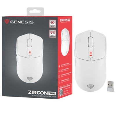 Myszka bezprzewodowa Genesis ZIRCON 500 sensor optyczny