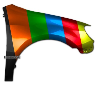 Крыло  правый  к renault clio 2 b0 1 2 1998-2001 каждый цвет фото №1