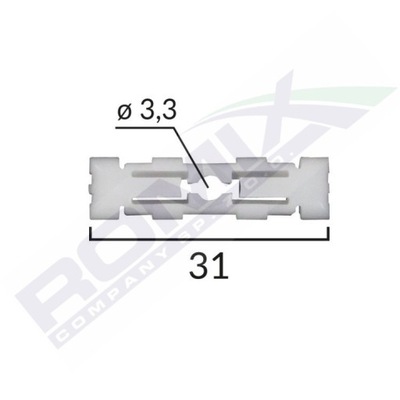 КЛИПСА НАКЛАДКИ DACHOWEJ VW SEAT SKODA X10SZT