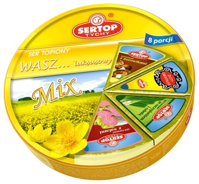 Ser Topiony mix Wasz 140 g krążek Sertop