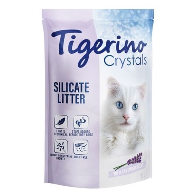 Żwirek silikon dla kota Tigerino Lawenda 5l