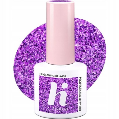 hi hybrid #434 lakier hybrydowy Hi Glow Girls 5ml