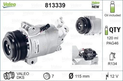 VALEO 813339 КОМПРЕСОР КОНДИЦІОНЕРА RENAULT KOLEOS