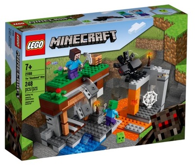 LEGO MINECRAFT 21166 OPUSZCZONA KOPALNIA