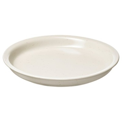 TALERZYK 20 cm RUSTYKALNA KAMIONKA JASNOBEŻOWA W KROPKI IKEA DAGGASTER