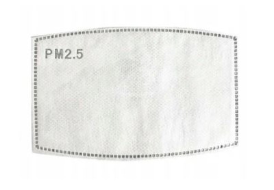 Filtr do masek maseczek PM2.5 WĘGIEL AKTYWNY 20szt
