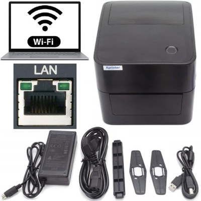 XPRINTER Drukarka do etykiet termicznych kurierskich USB WIFI LAN