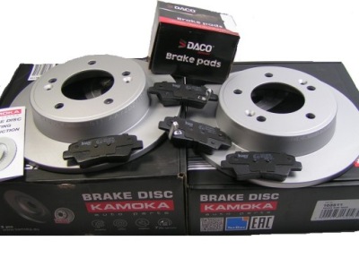 Тормозные диски+ тормозные колодки задняя hyundai i30 kia ceed soul ii 2012- 262 mm фото №1