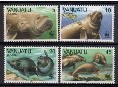 Vanuatu 1988 Mi 782-785 Czyste **