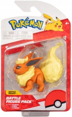 ORYGINALNA FIGURKA POKEMON BATTLE FLAREON JAZWARES