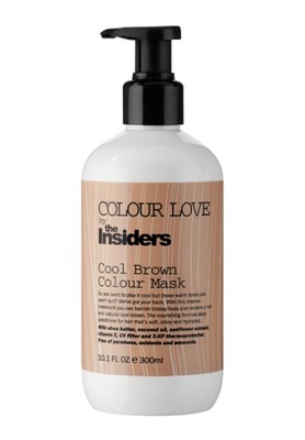 The Insiders COLOUR LOVE Cool Brown Maska Do Włosów Chłodny Brąz 300ml