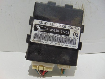 Модуль блок керування двері daihatsu sirion 85980-97403 фото №1