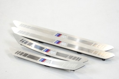 Накладки пороговые декоративные mpakiet ///m bmw g05 x5 фото №1