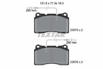 КОЛОДКИ ТОРМОЗНЫЕ - КОМПЛЕКТ Q+ 2357501