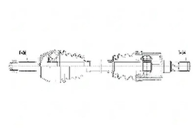 Приводной вал npw-bm-125 nty фото №1