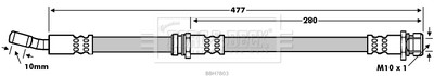 BORG & BECK BBH7803 ПАТРУБОК ГАЛЬМІВНИЙ ELASTYCZ