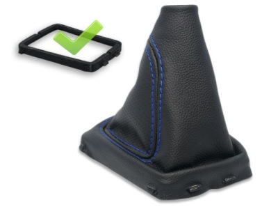 Volvo v60 xc60 s60 2 чехол переключения передач granatowe нити r-design рамка фото №1