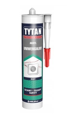 Tytan akryl uniwersalny 280ml biały