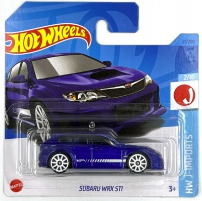 Samochód Mattel Hot Wheels Subaru WRX STI HW J-IMPORTS 2/10