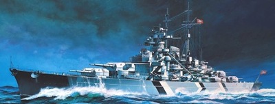 ACADEMY Pancernik Bismarck 1/800