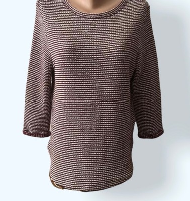 H&M HM Cienki sweter w paski bluzka 38 M .