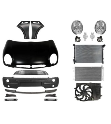 Mini one r50 r52 01-04 капот бампер крыло фото №1