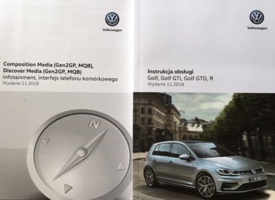 Volkswagen VW GOLF VII 7 polska instrukcja obsługi + nawigacji media