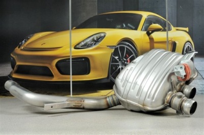 Porsche 970 panamera гаситель конечный, спортивный, r фото №1