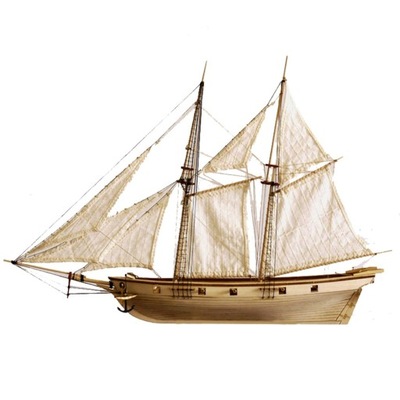 Drewniany statek do sklejania Model Statku 1:100
