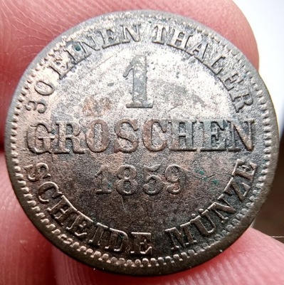 NumisMATI 566 1 Grosz 1859 srebro