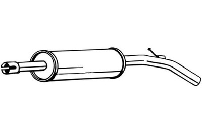 BOSAL SILENCIADOR SISTEMAS DE ESCAPE CENTRAL SEAT MII SKODA CITIGO VW  