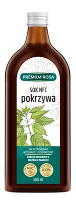 SOK Z POKRZYWY 100% PREMIUM ROSA 500ML