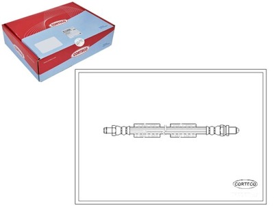 CABLE DE FRENADO FLEXIBLES FORD PUMA 00-01 PARTE TRASERA CORTE  