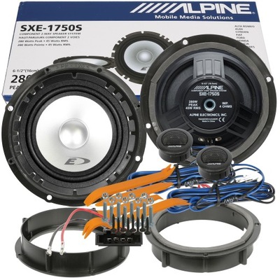 ALTAVOCES ALPINE VW POLO PARTE DELANTERA PARTE TRASERA DISTANCIAS REDUKCJ  