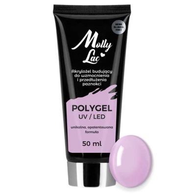 Molly Lac Akrylożel Polygel Budujący 50 ml - Nr 26 Wild Orchid