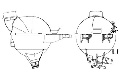 MAHLE DEPÓSITO DE EXPANSIÓN DE LÍQUIDO CHLODNICZEGO CITROEN C-ELYSEE  