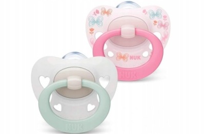 Smoczek Nuk ortodontyczny silikon 0 +