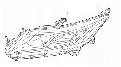 Nowa левая лампа mitsubishi eclipse cross od 2018+ фото №1