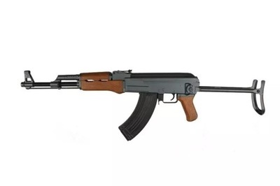 KARABINEK SZTURMOWY ASG CM028S AK-47 KAŁASZNIKOW SKŁADANA KOLBA CYMA