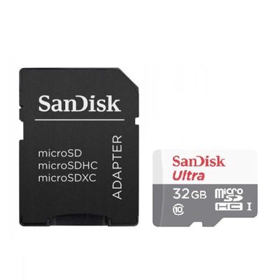 Karta pamięci microSDHC 32 GB Class 10 UHS-I 100 MB/s z adapterem