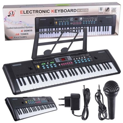 Keyboard Organy Klawisze z mikrofonem dla dzieci MQ 605 UFB