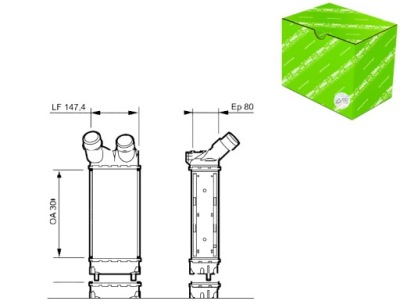 Интеркулер радиатор воздуха впускной citroen berlingo berlingo фото №1