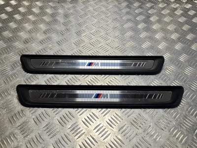 Накладки пороговые m набор комплект bmw 3 g20 фото №1